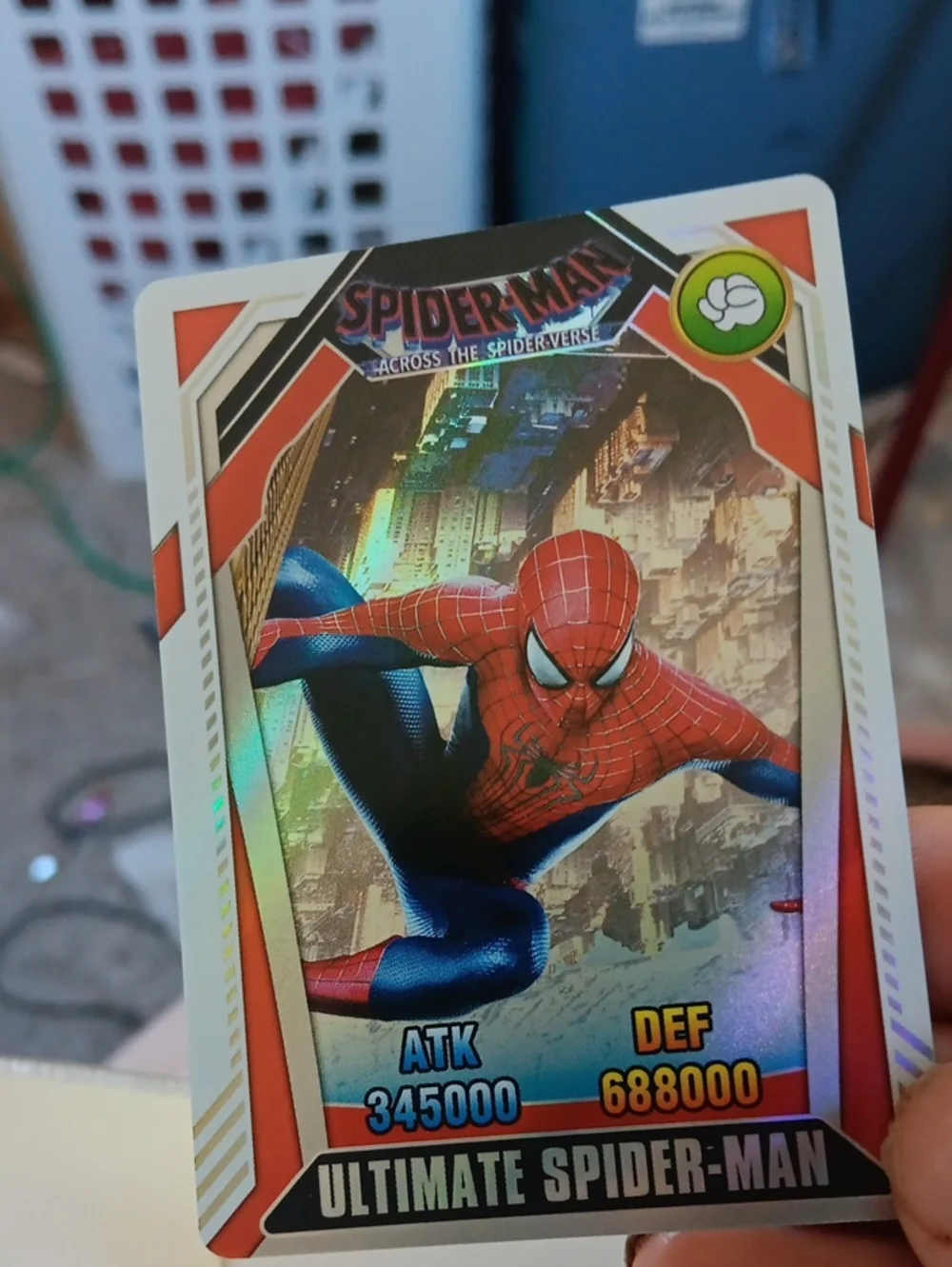 Marvel Ultimate Spider-Man Card - Red, Blue & White